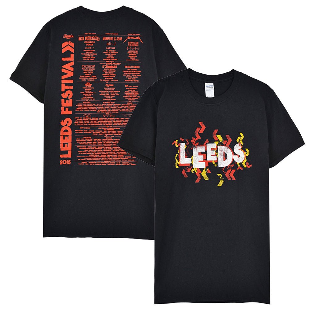 BABYMETAL ベビーメタル (新作 全米9位 ) - Leeds 2015 Event Logo / バックプリントあり / Tシャツ / メンズ - PGS